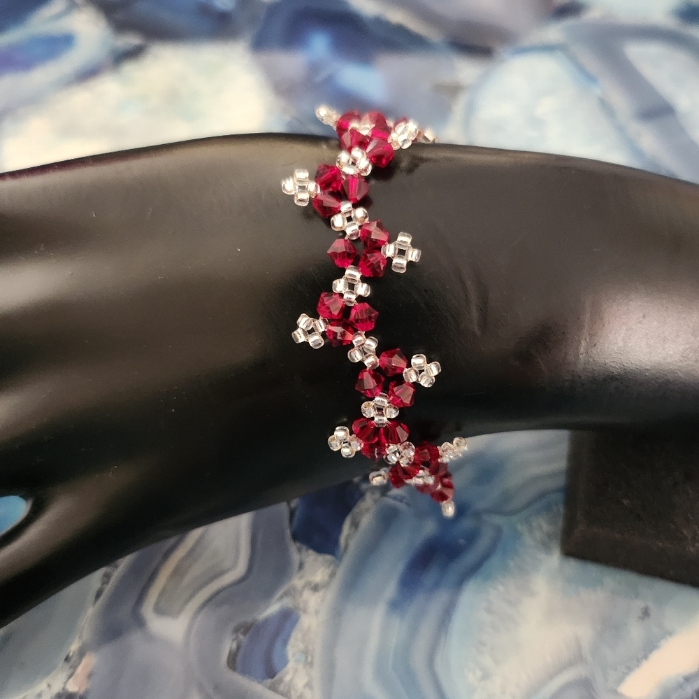 925 sterling silver bracelet with beads